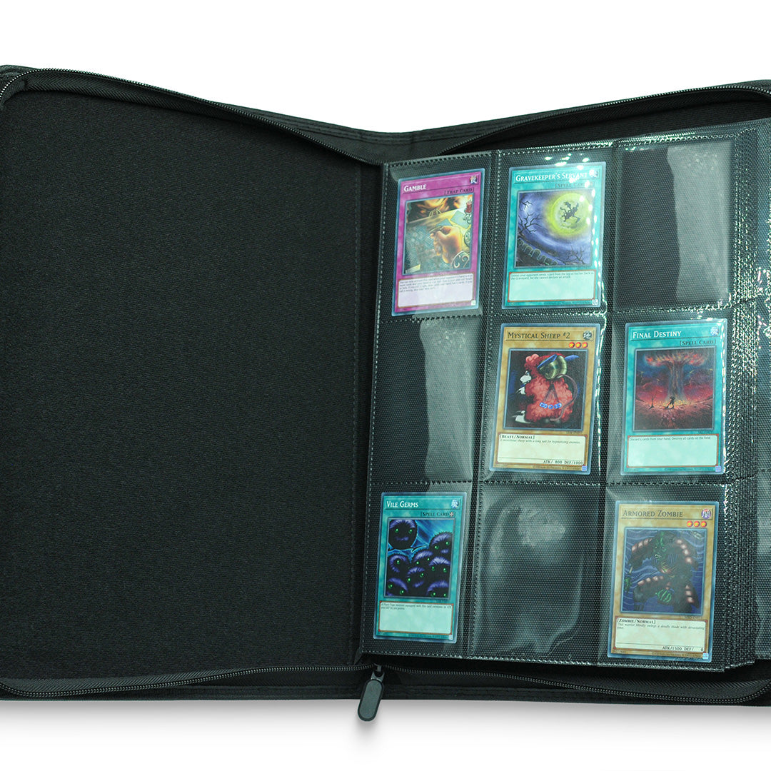 EVORETRO Regular Card Binder with Zipper- Black