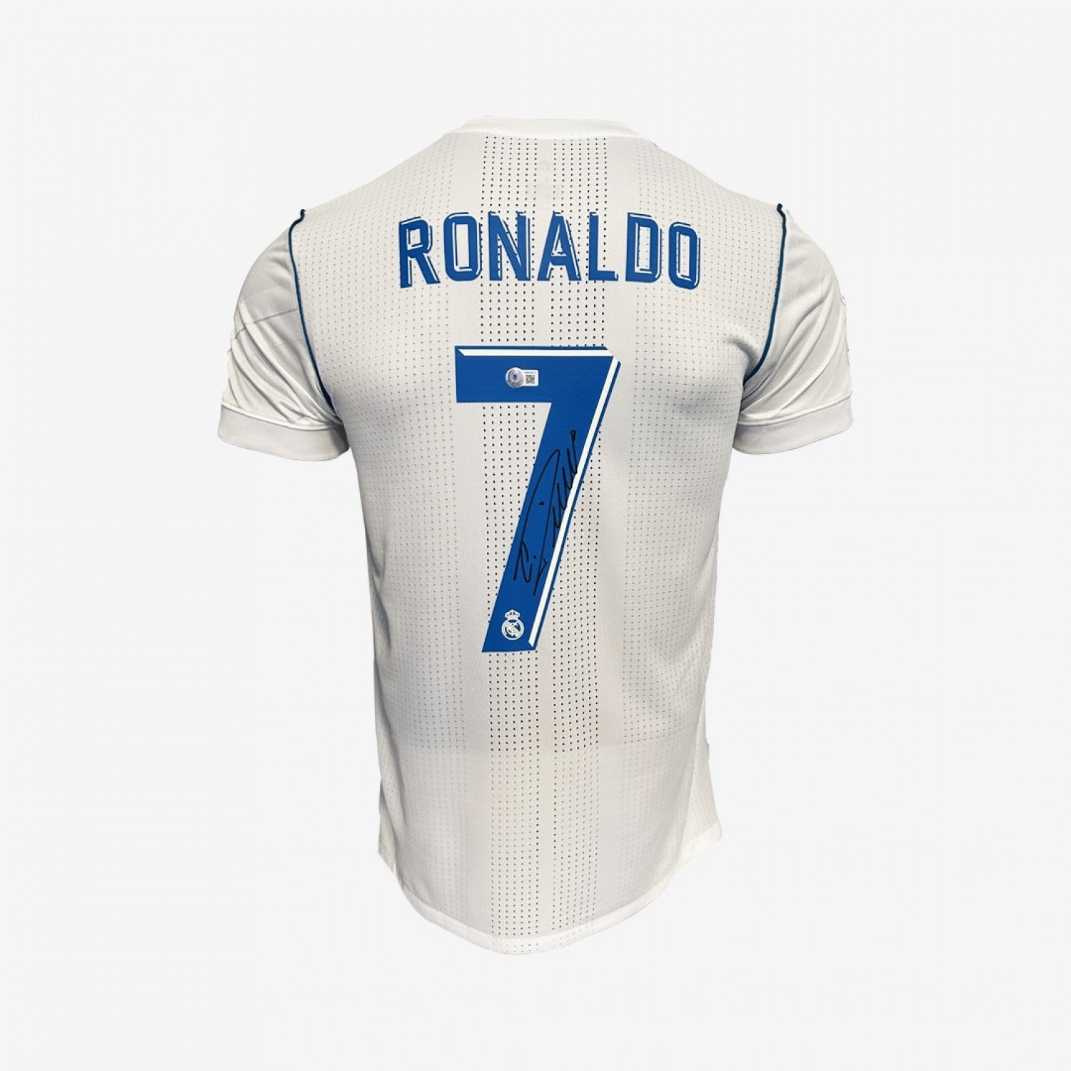 Cristiano Ronaldo Real Madrid 17-18 Home Framed Signed Jersey