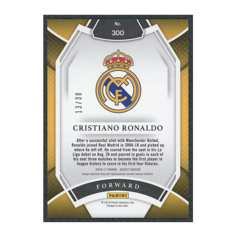 Trading Cards Souq · Products · 2016_17 Panini Select Tie-Dye Cristiano Ronaldo #300 _30 · Shopify