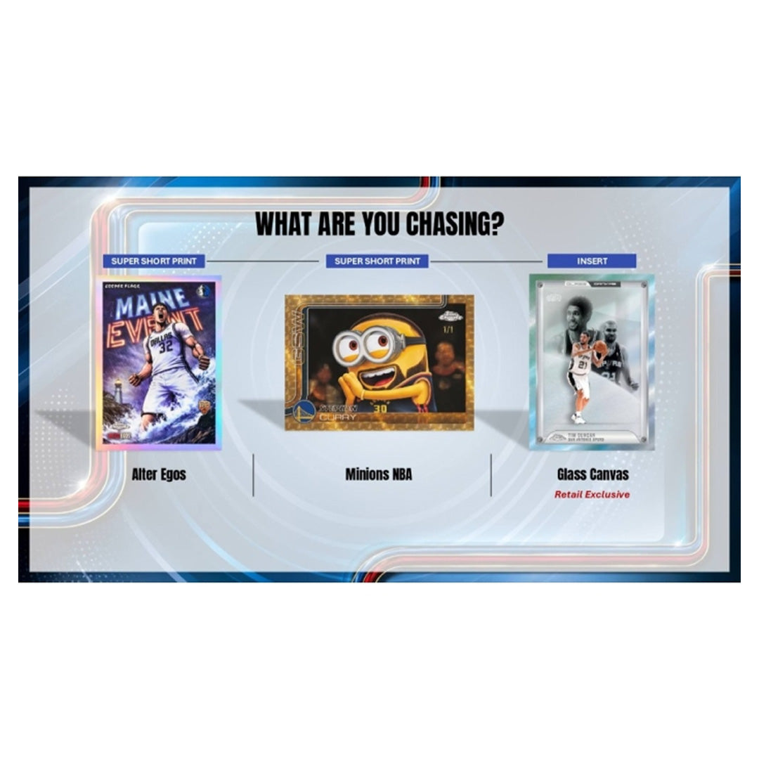 2025-26 Topps Chrome Update Series Basketball Mega Box