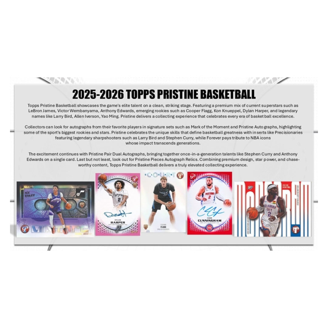 2025-26 Topps Pristine Basketball Hobby Box