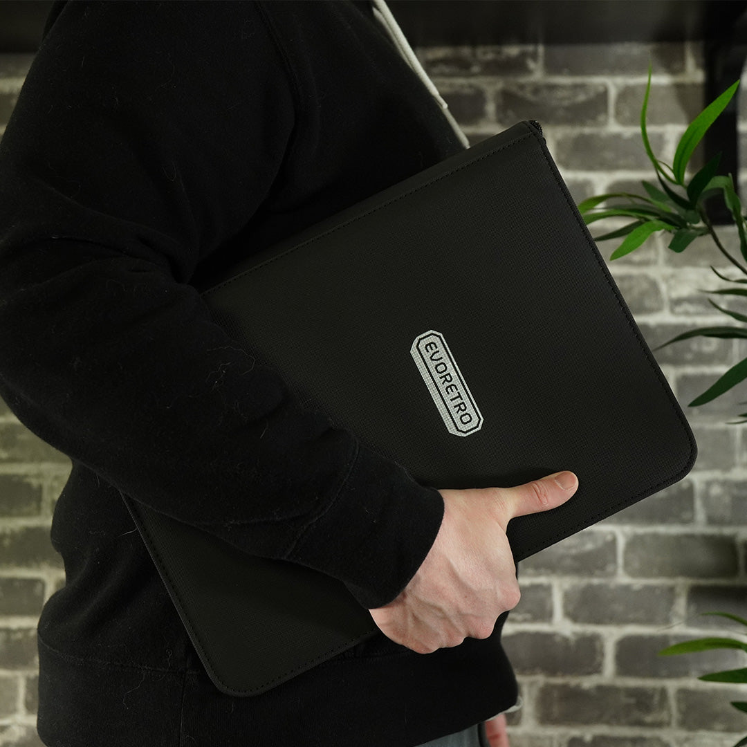 EVORETRO Regular Card Binder with Zipper- Black