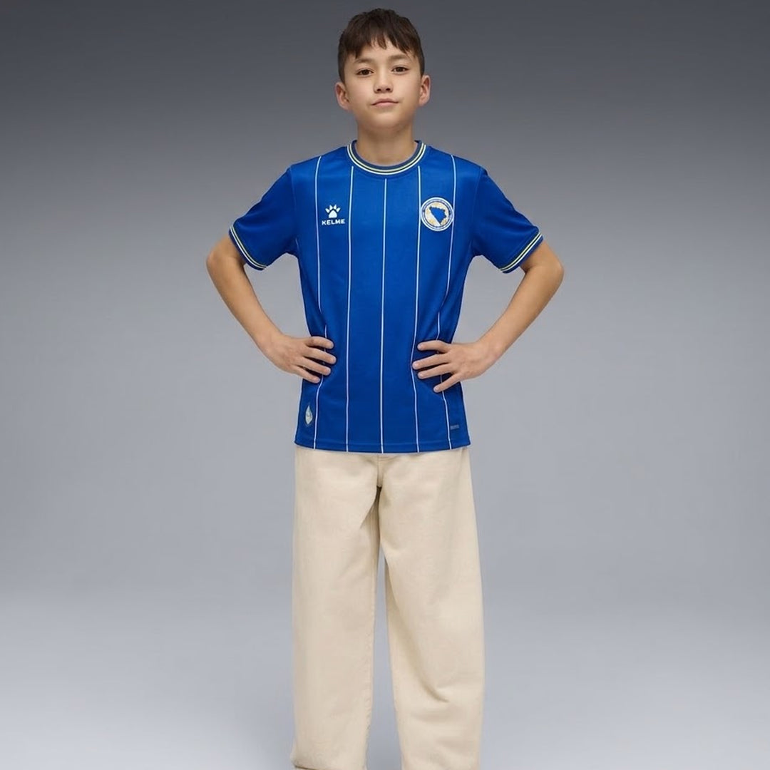 Bosnia and Herzegovina National Team  World Cup 2026 Home Jersey - Kids Unisex