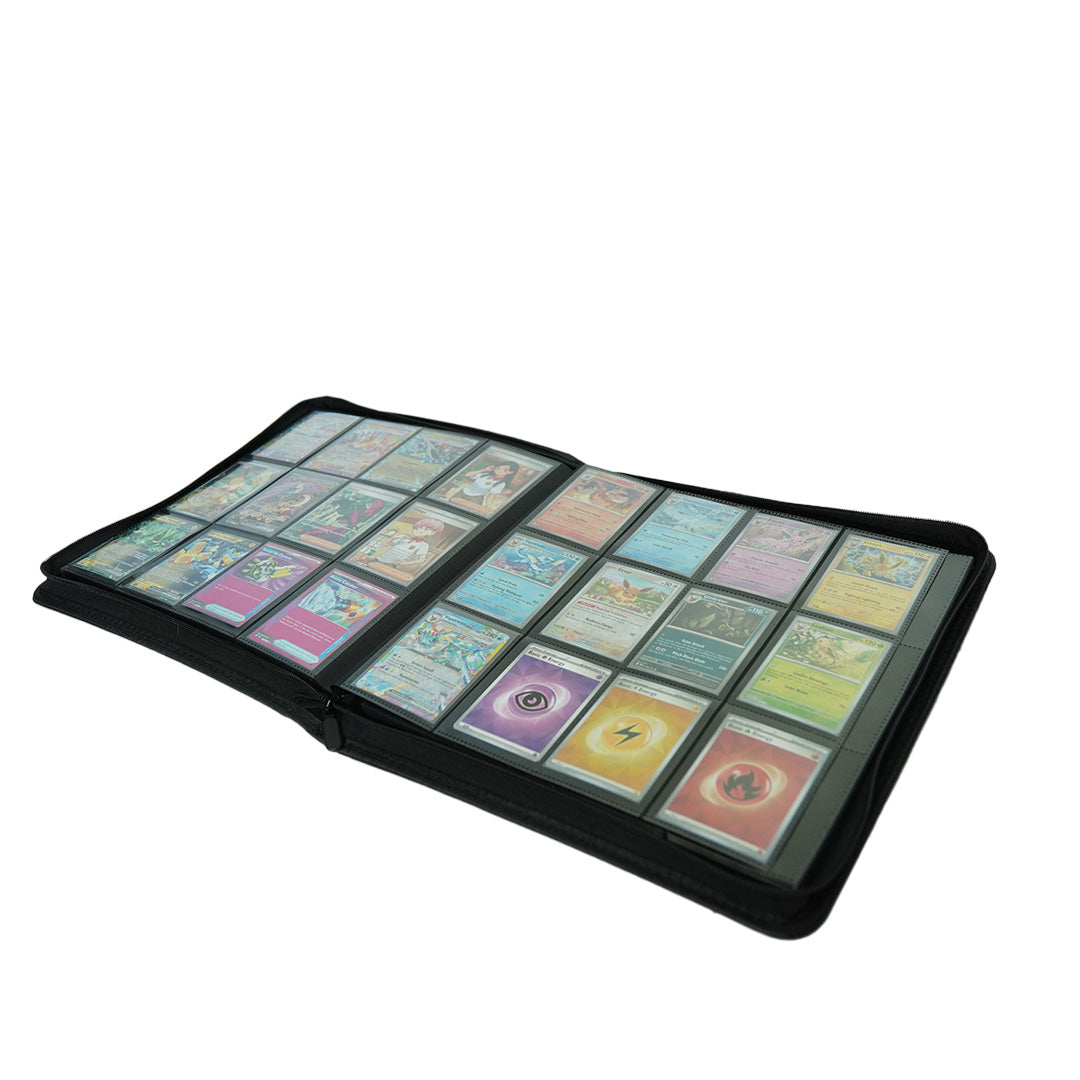 EVORETRO 4x3 Binder with Zipper - Black