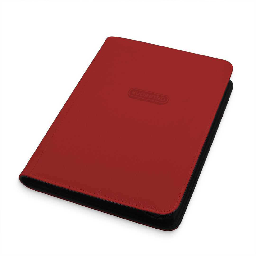 EVORETRO Regular Card Binder with Zipper – Red
