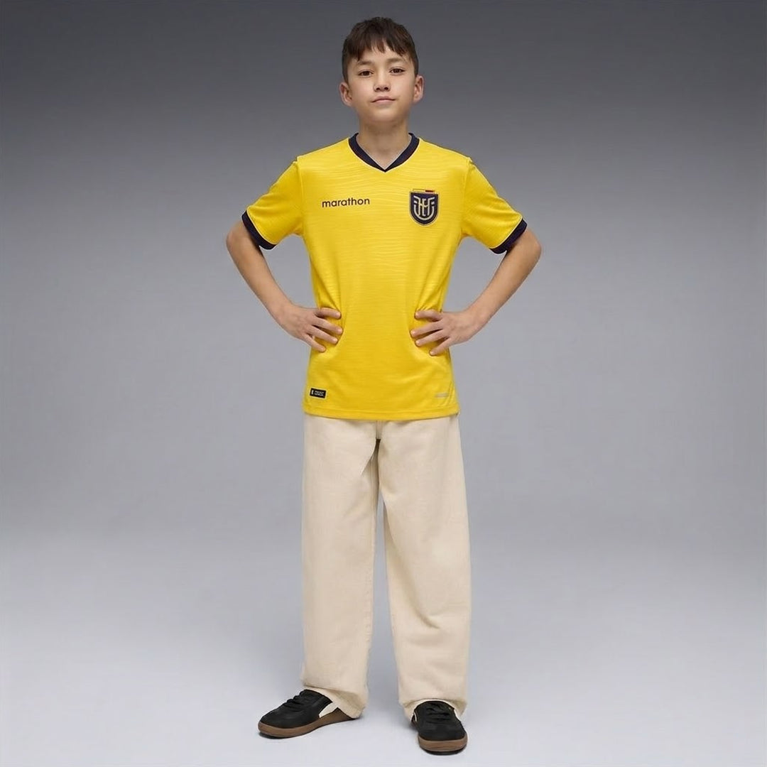Ecuador National Team  World Cup 2026 Home Jersey - Kids Unisex