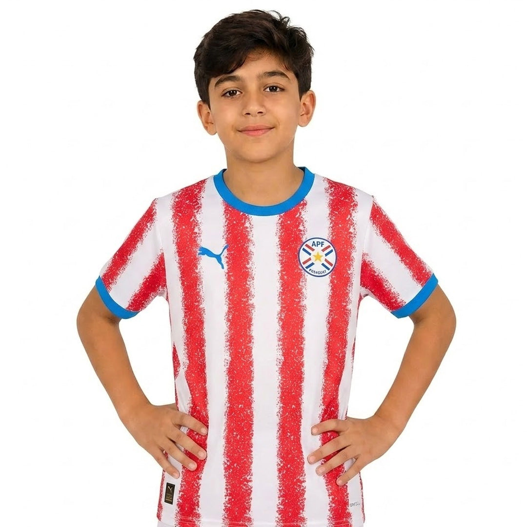 Paraguay National Team  World Cup 2026 Home Jersey - Kids Unisex