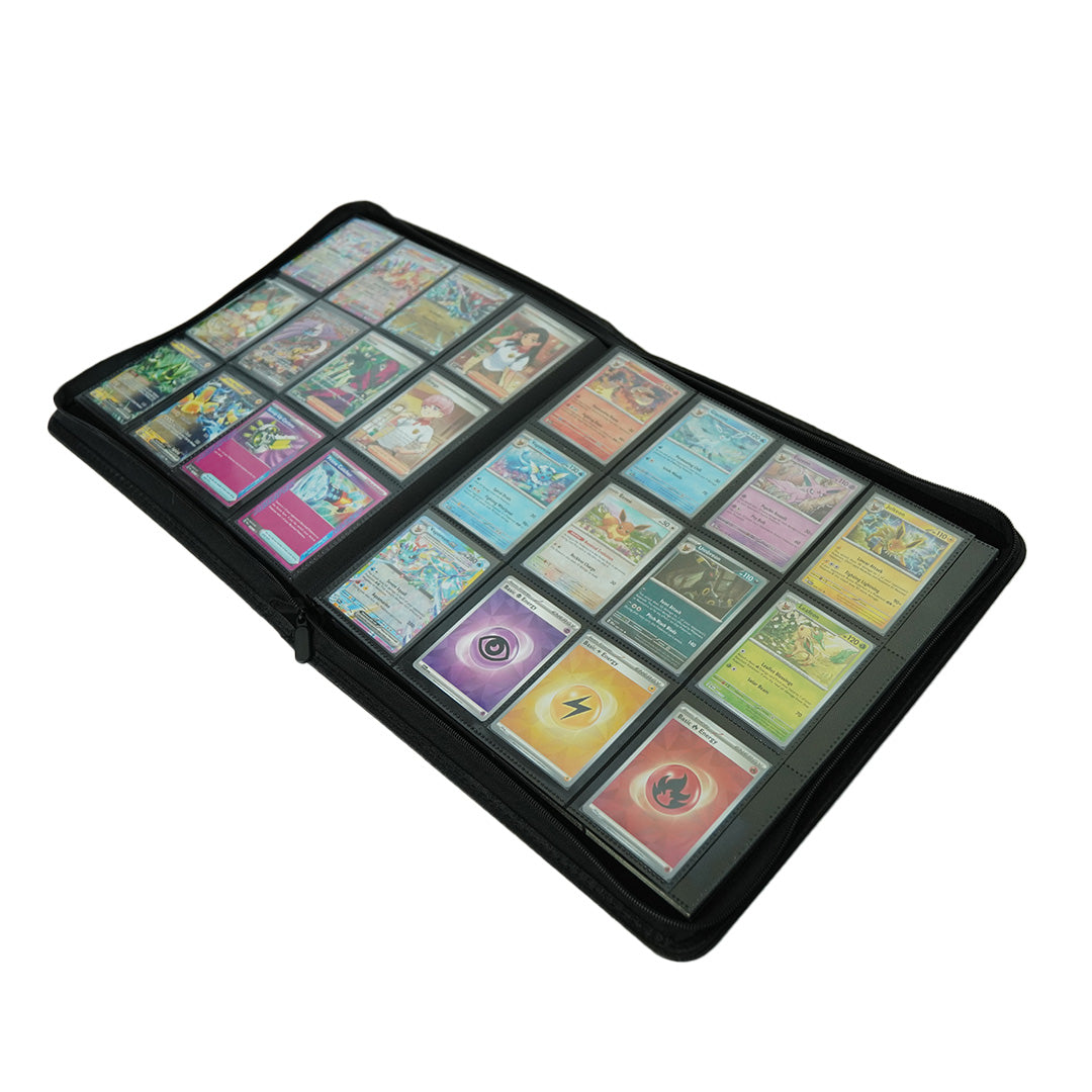EVORETRO 4x3 Binder with Zipper - Black