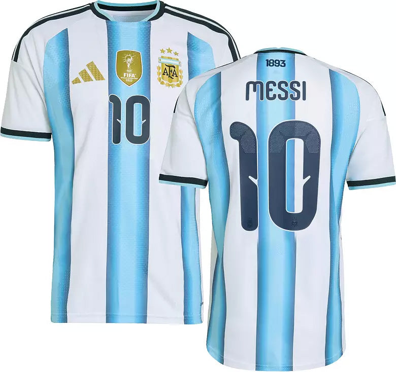 Kids Lionel Messi Number 10  Argentina National Team World Cup 2026 Home Fans Jersey