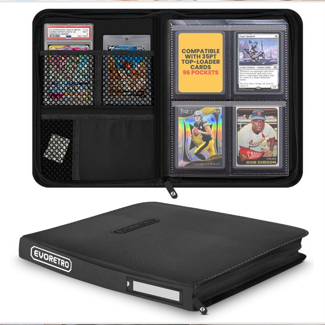 EVORETRO Shield+ Compact 96 Topload Cards Binder - Black