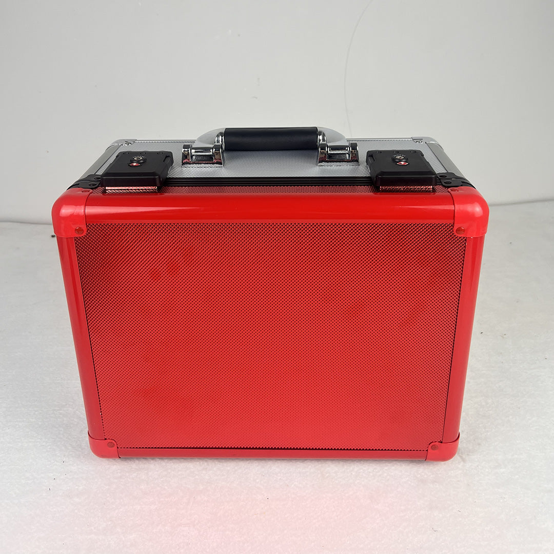 EVORETRO Red and Sliver Graded Card X Case 3 Rows TSA Lock good for 90 cards