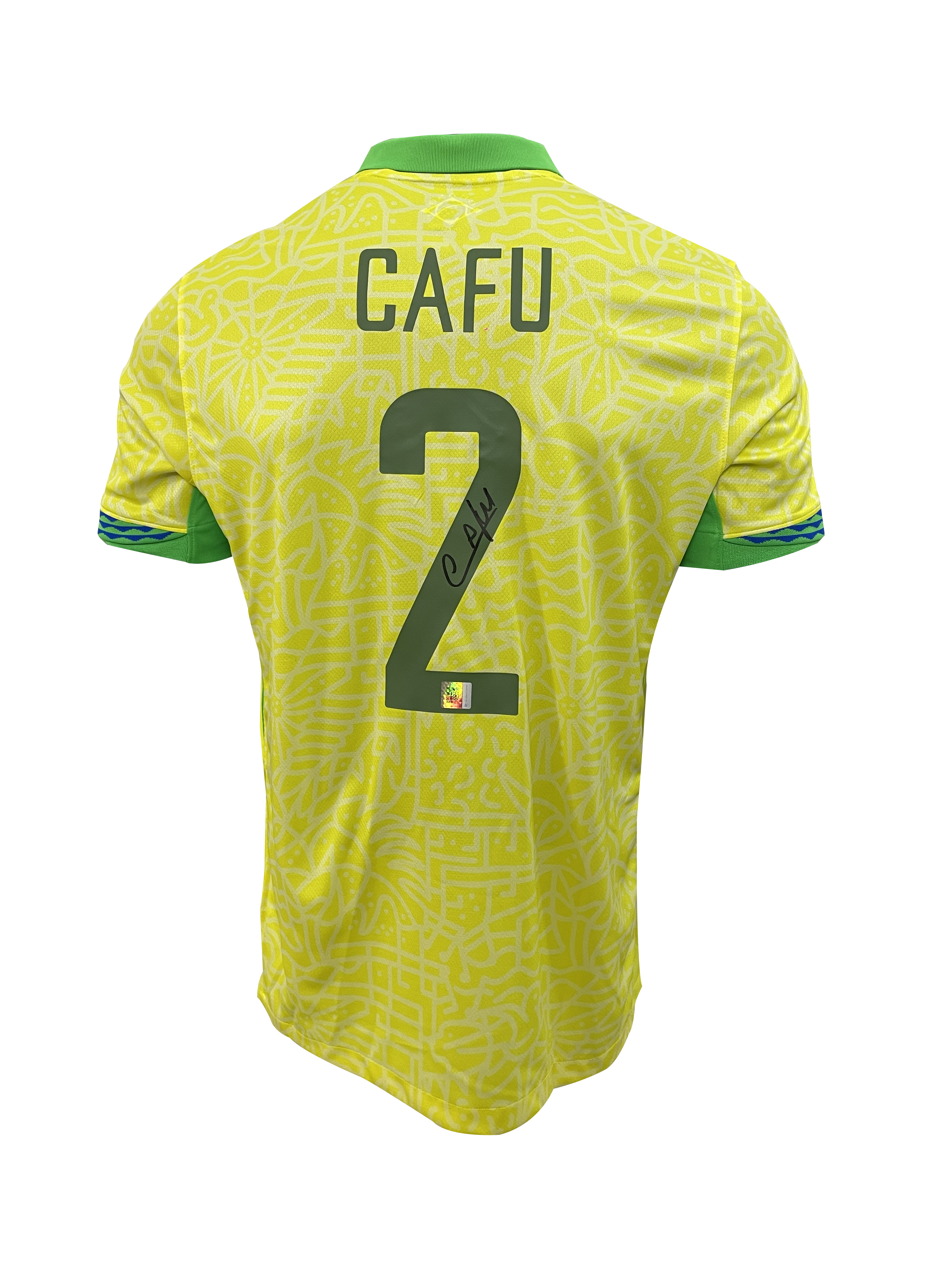 Ronaldo Nazario & Cafu Signed Brazil Jerseys in Dual Frame