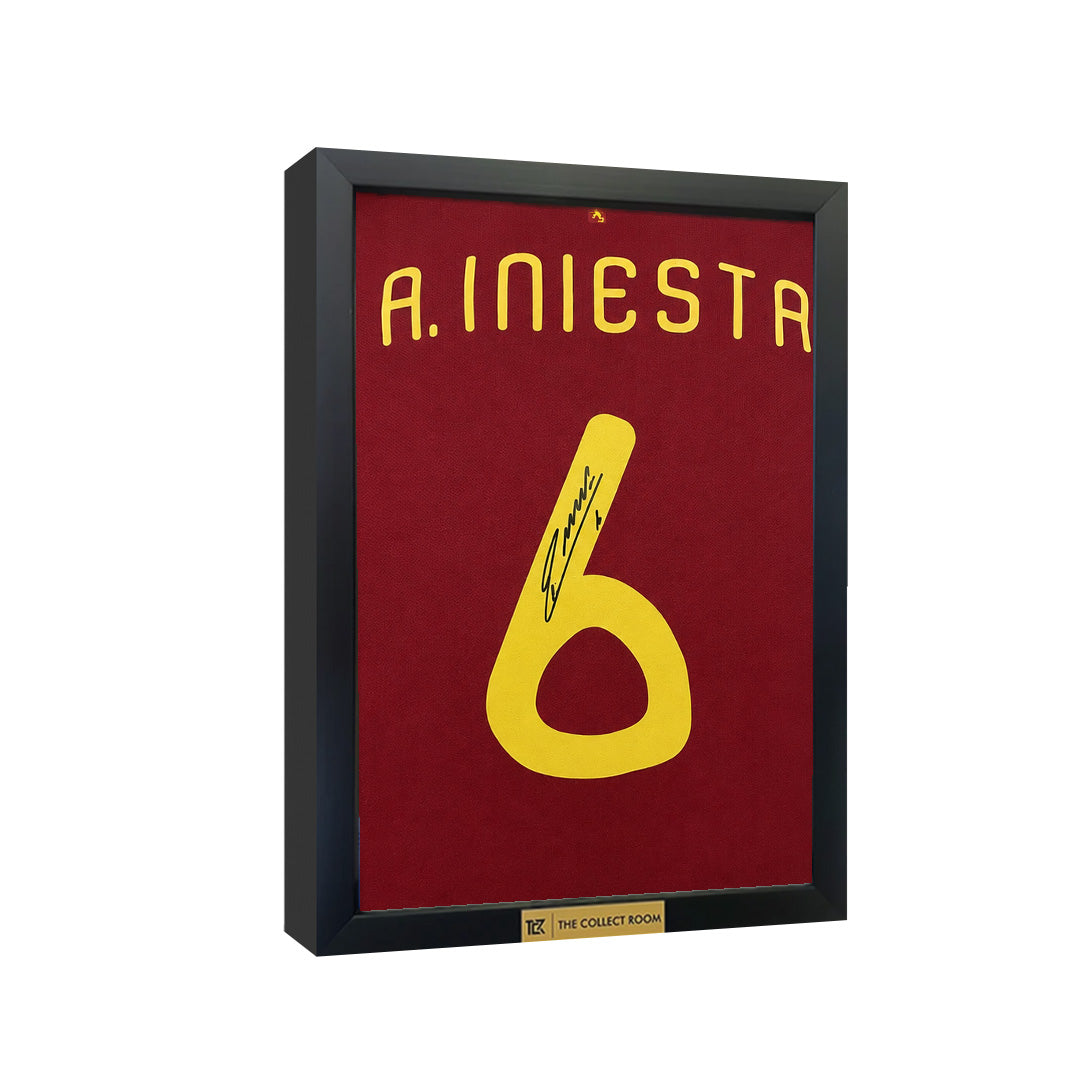 Andres Iniesta Signed Spain 2020 Football Shirt