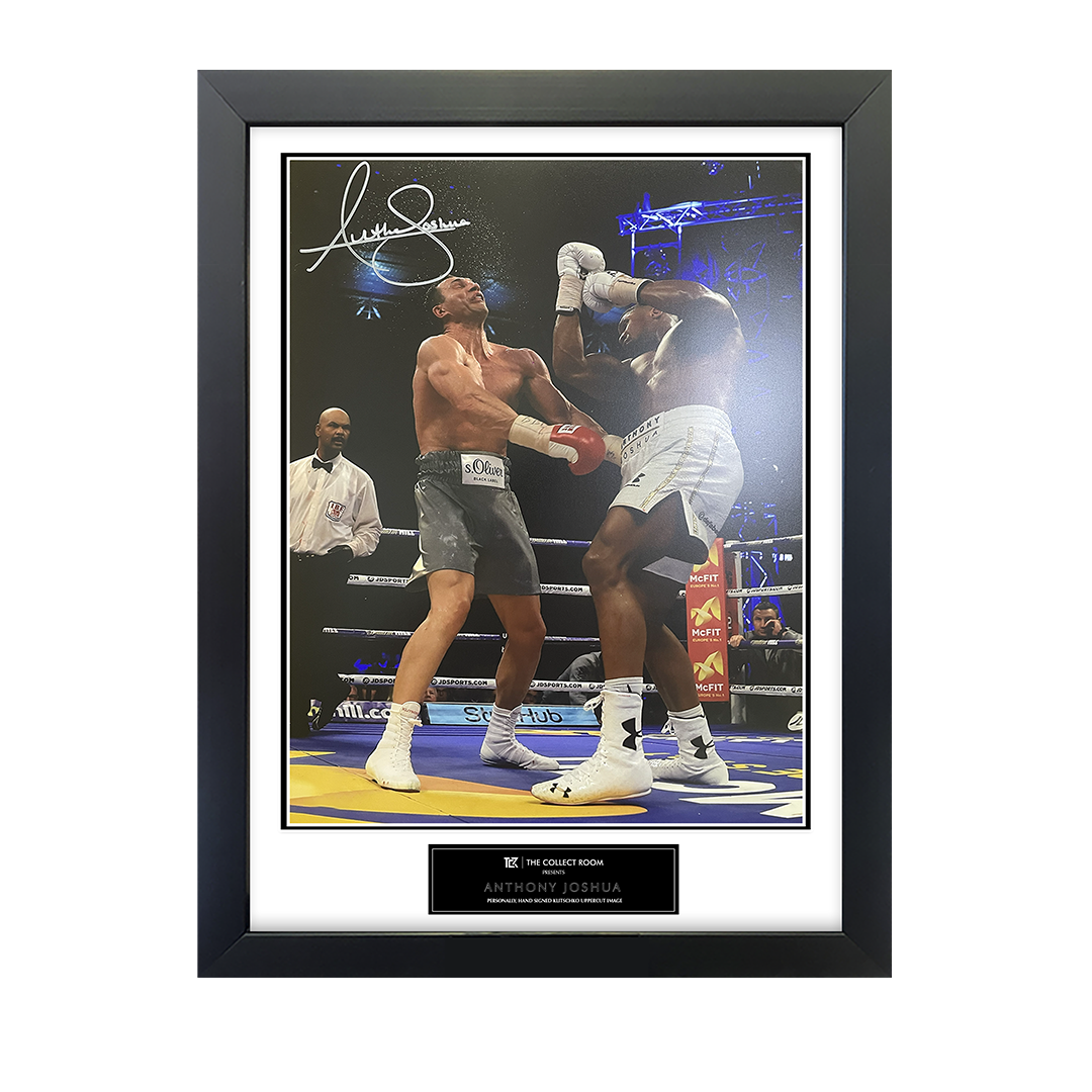 Anthony Joshua Signed "The Klitschko Uppercut" Photo