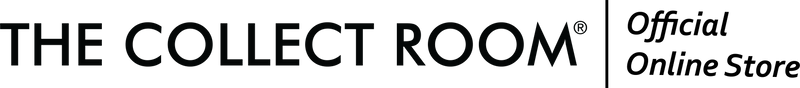 Logo of The Collect Room with text 'Official Online Store' on a black background