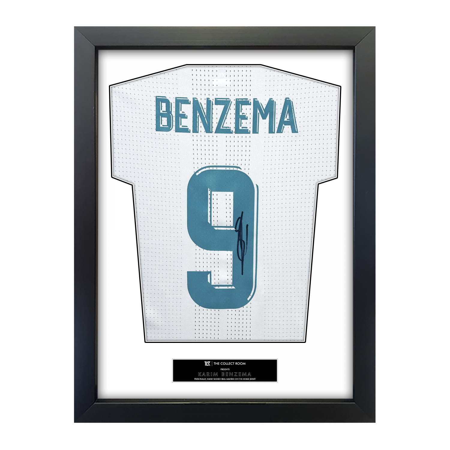 Karim Benzema Signed Real Madrid Jersey