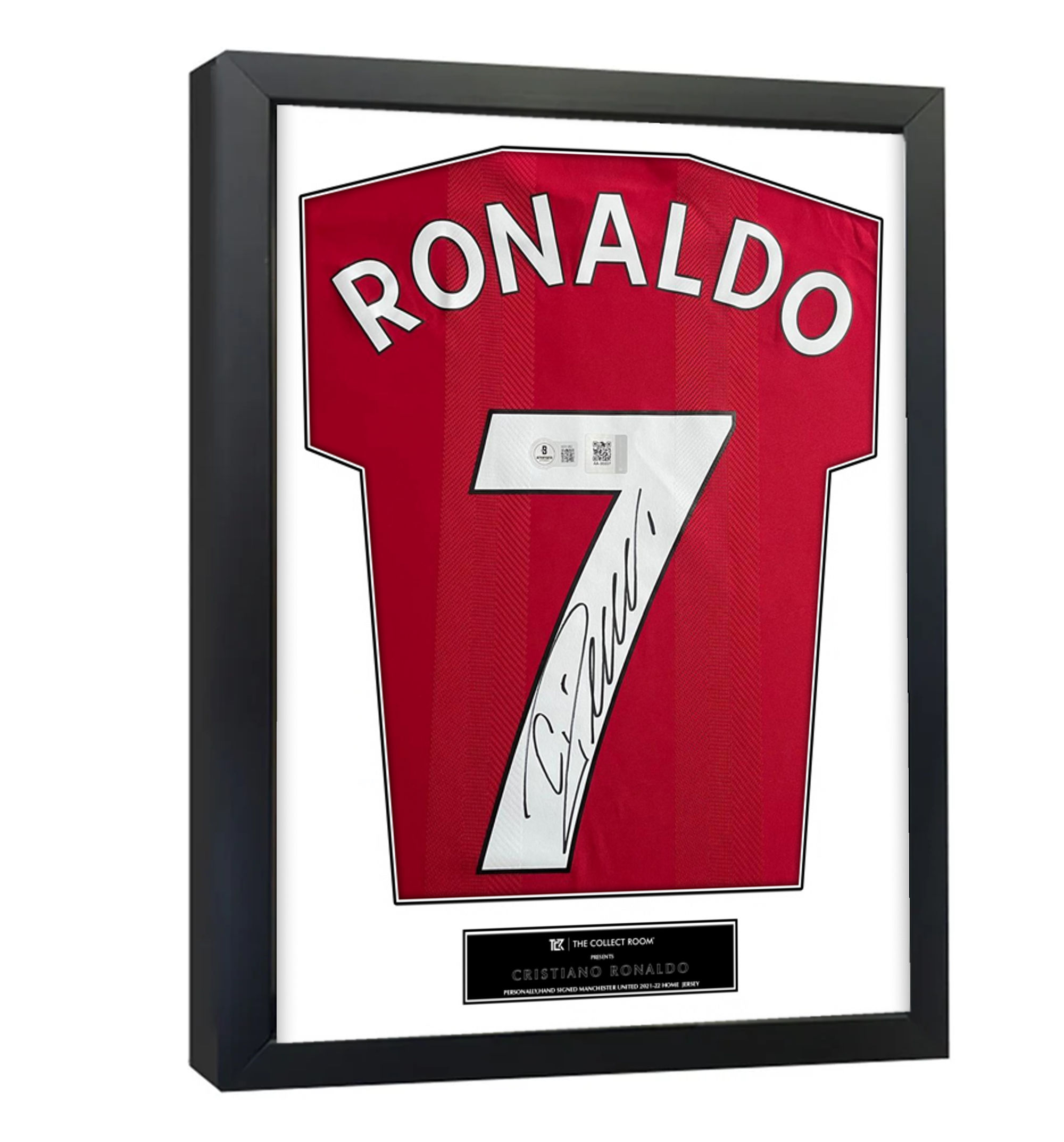 Cristiano Ronaldo Manchester United 2021-2022  - Personally Hand-Signed Jersey