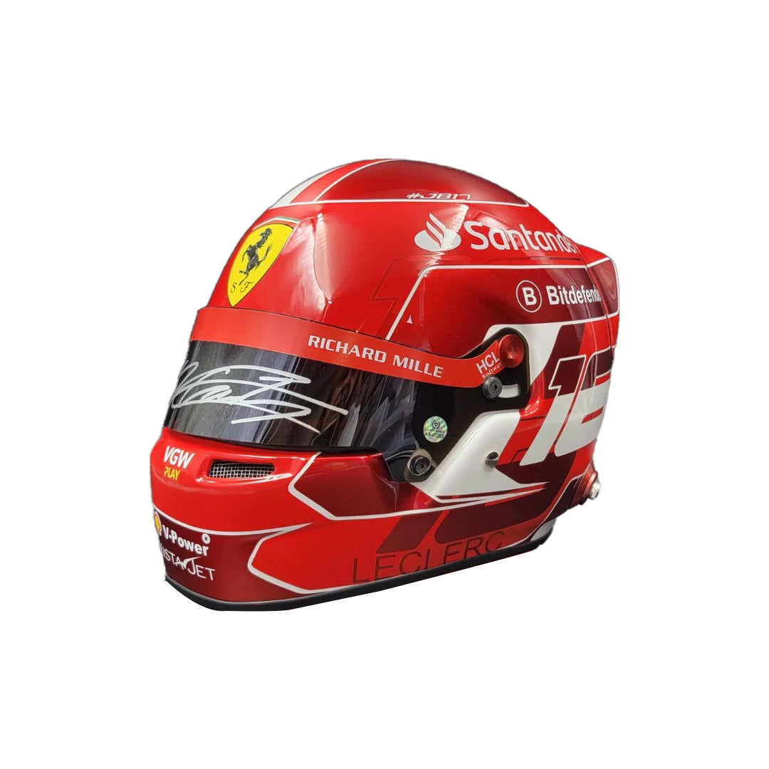 Charles Leclerc Signed Helmet 