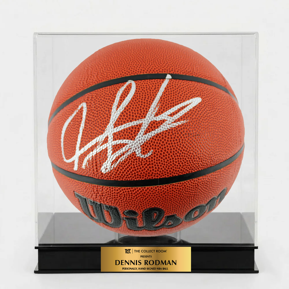 Chicago Bulls Dennis Rodman Authentic Signed Wilson Basketball
