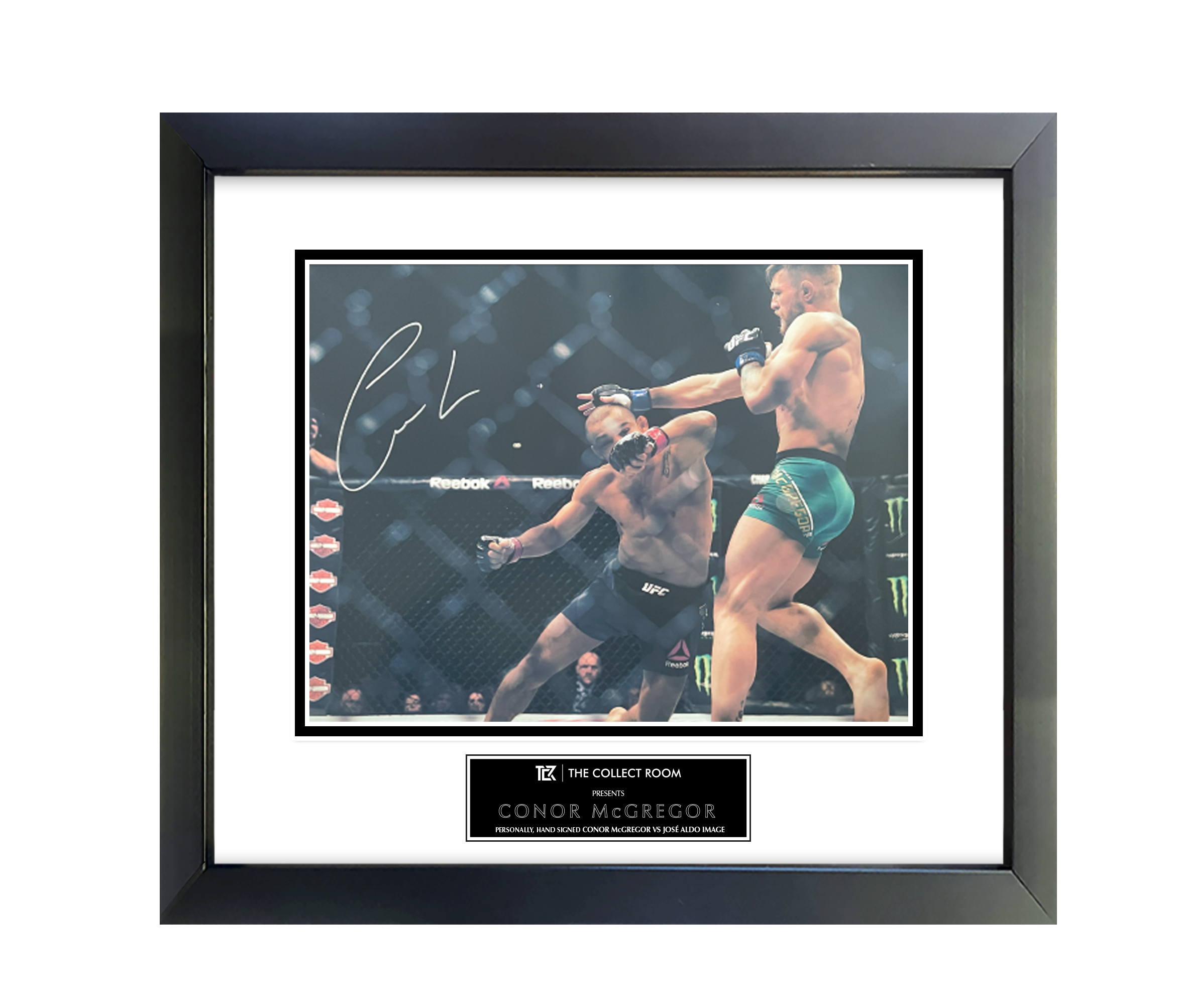 Conor McGregor vs Jose Aldo Signed Memorabilia