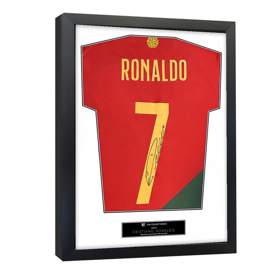 Cristiano Ronaldo Portugal - Personally Hand-Signed Jersey 3D