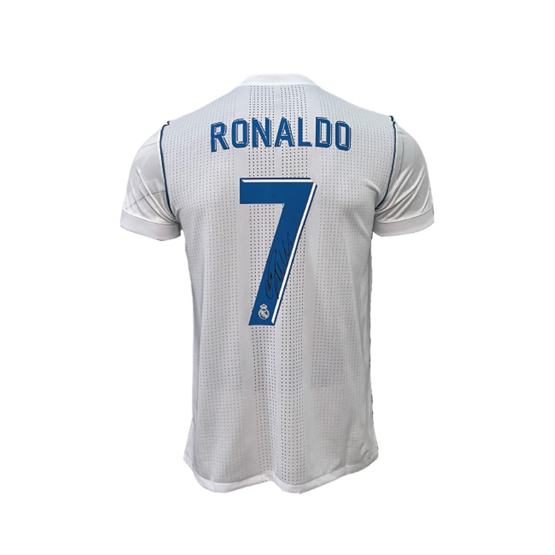 Cristiano Ronaldo Real Madrid-Personally Hand Signed Jersey