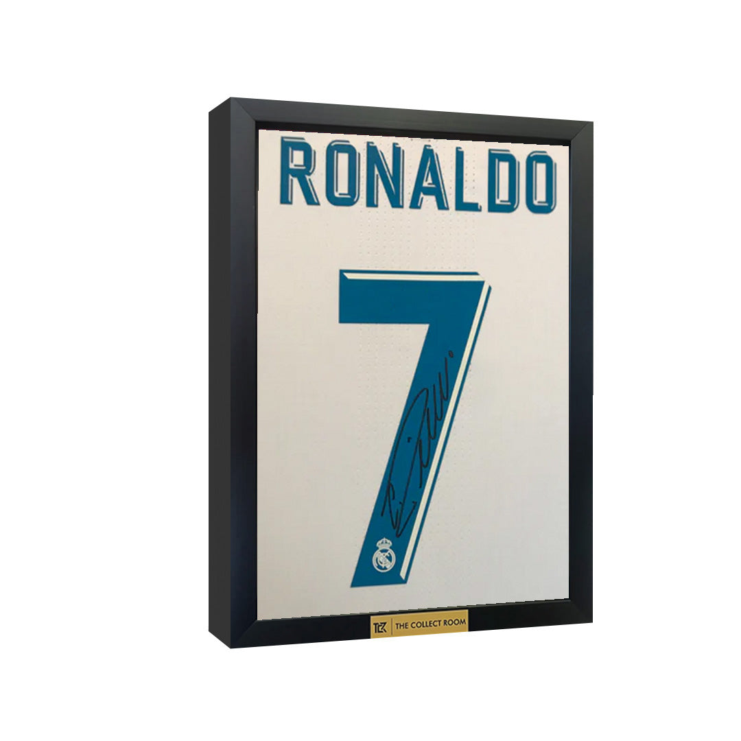 Cristiano Ronaldo Real Madrid Signed Jersey 3D
