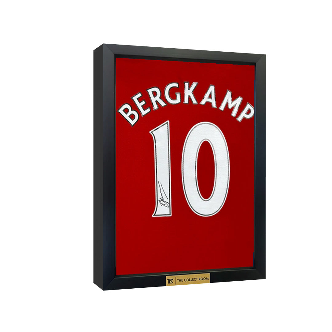 Dennis Bergkamp Signed Modern Arsenal Jersey