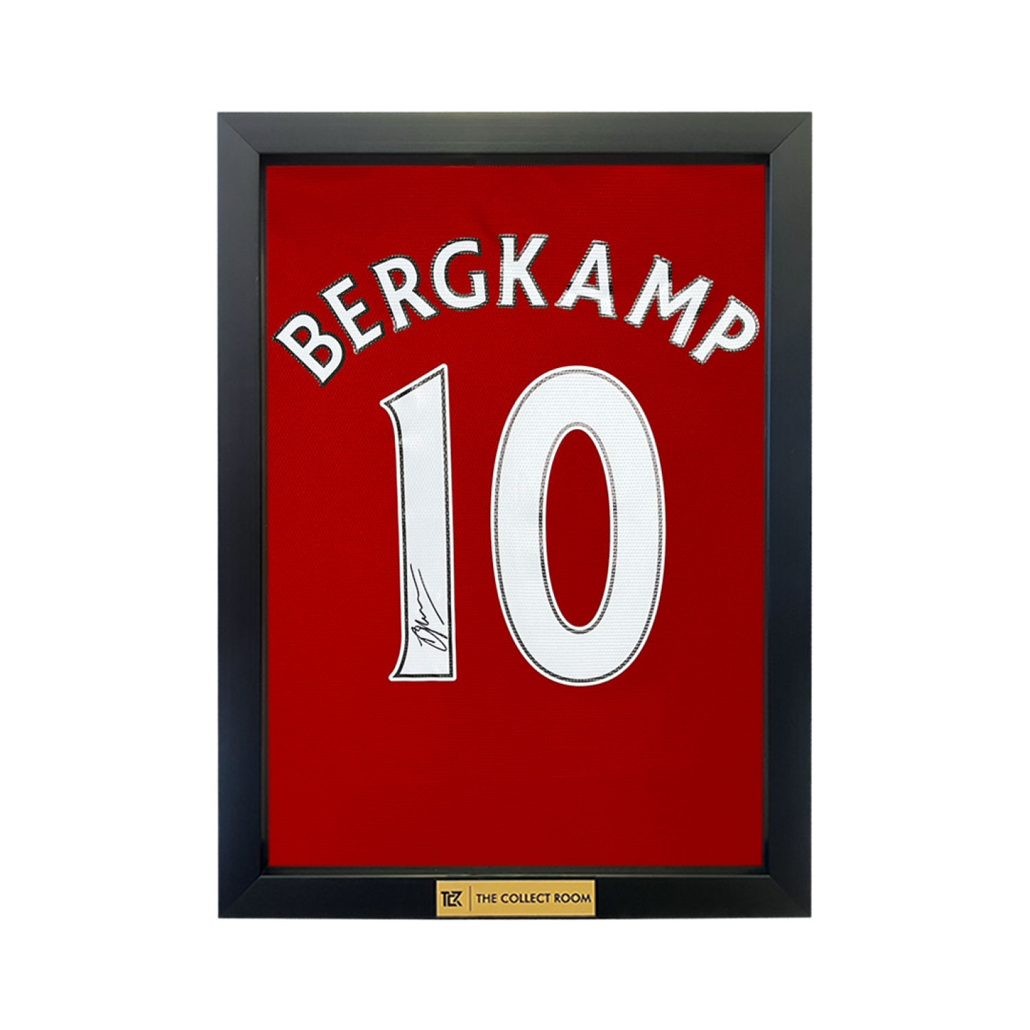 Dennis Bergkamp Signed Modern Arsenal Jersey