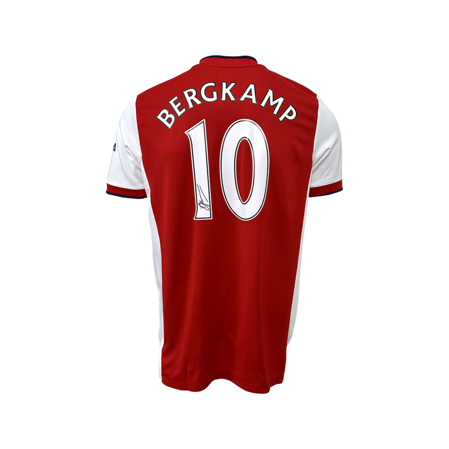Dennis Bergkamp Signed Modern Arsenal Jersey