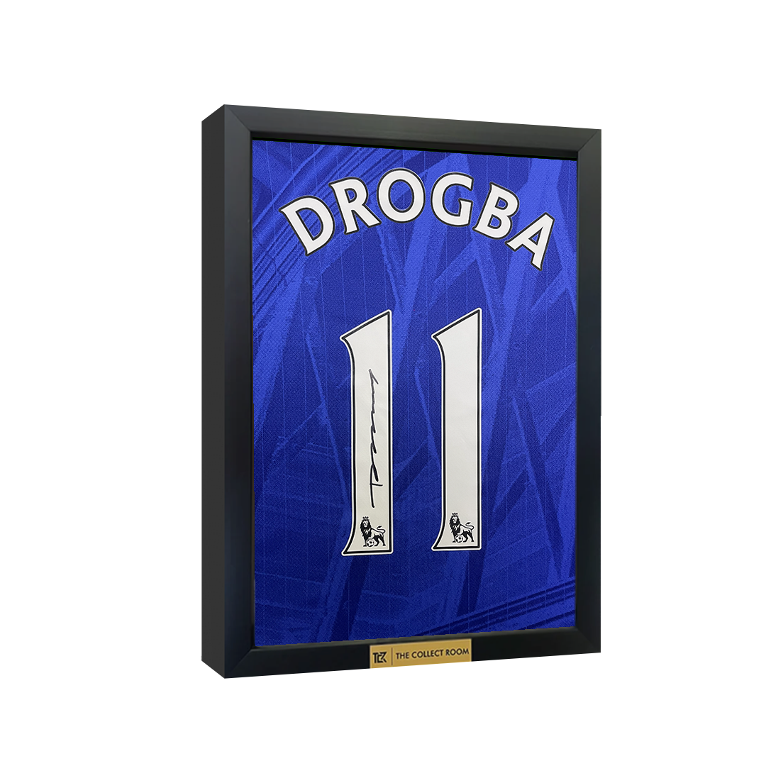 Didier Drogba Signed Chelsea 2025-26 Home Football Jersey