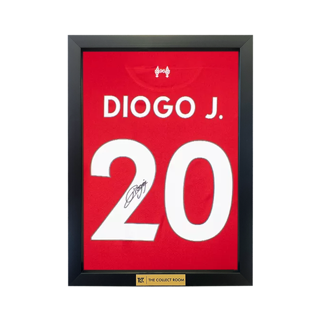 Diogo Jota Signed Liverpool Jersey