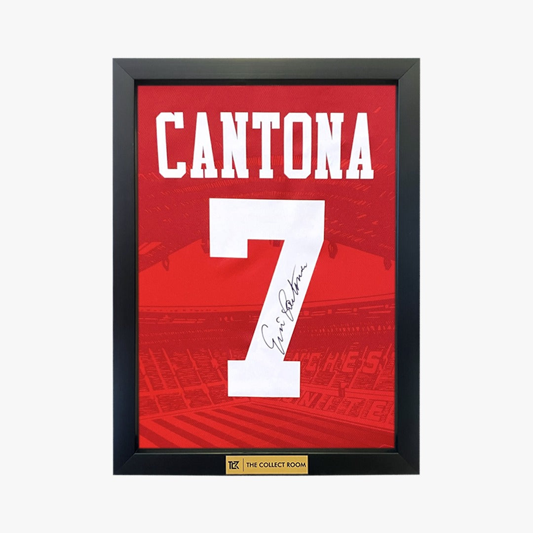 Eric Cantona Signed Manchester United 1996-98 Home Football Shirt