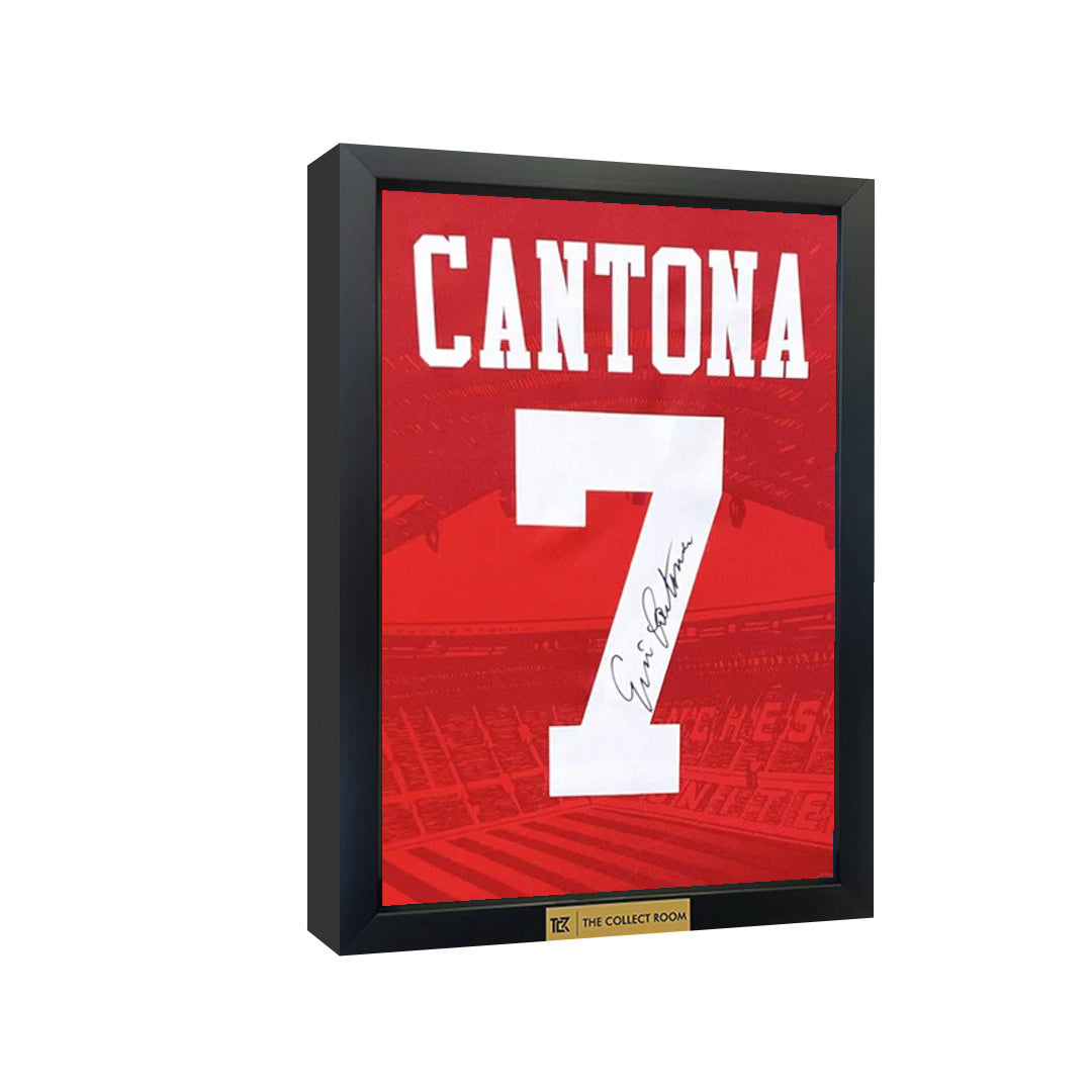Eric Cantona Signed Manchester United 1996-98 Home Football Jersey