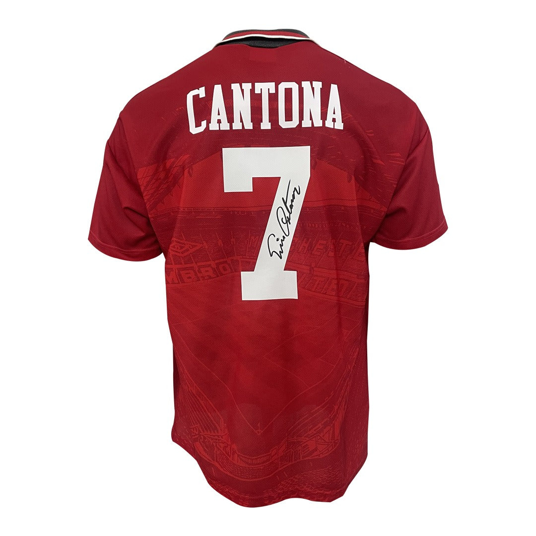 Eric Cantona Signed Manchester United 1996-98 Home Football Shirt