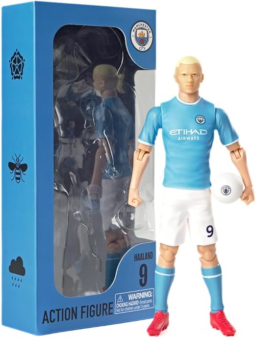 Erling Haaland #9 Action Figure – Manchester City Goal Machine Collectible