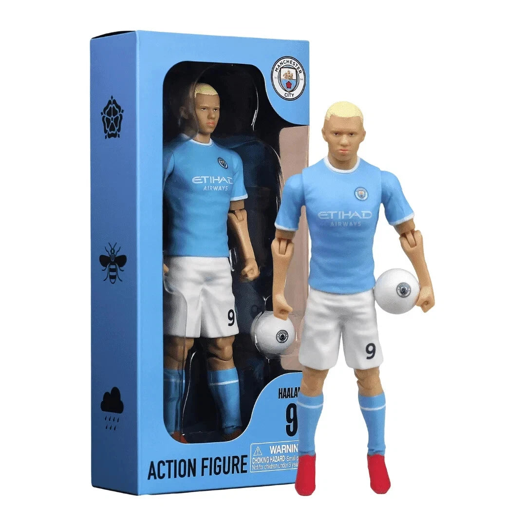 Erling Haaland #9 Action Figure – Manchester City Goal Machine Collectible