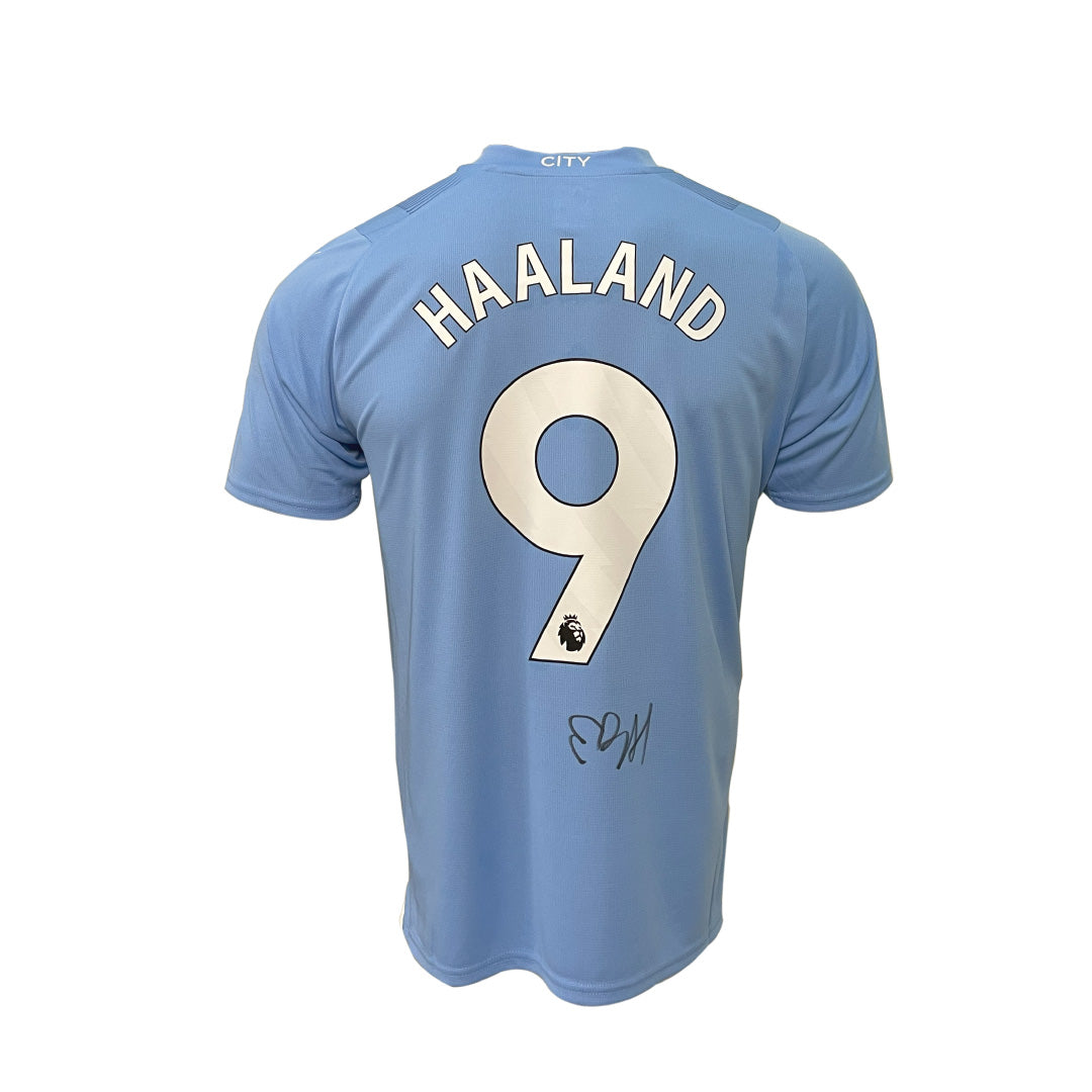 Erling Haaland Signed Manchester City Jersey