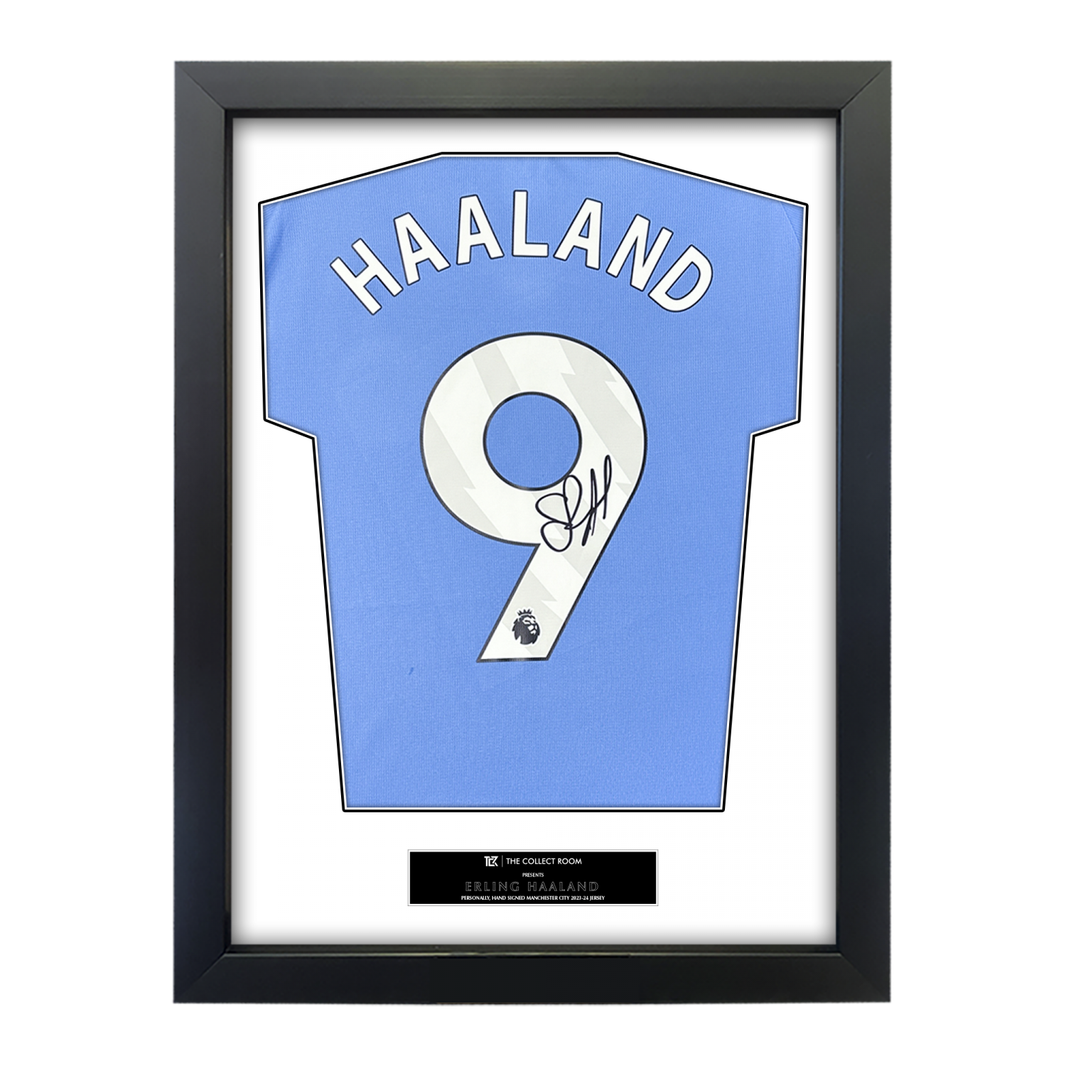 Erling Haaland Signed Manchester City Jersey