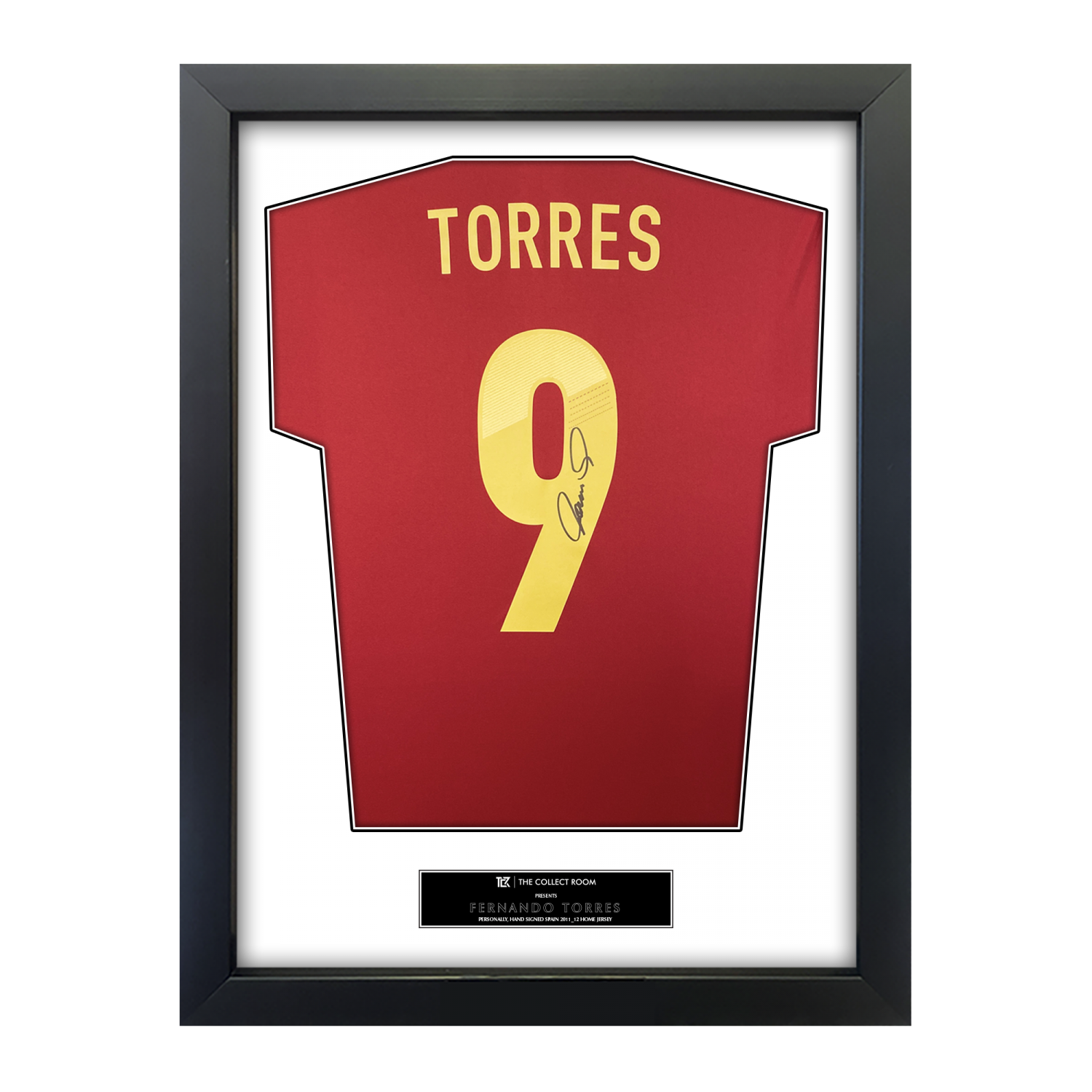 Fernando Torres Signed Spain Jersey