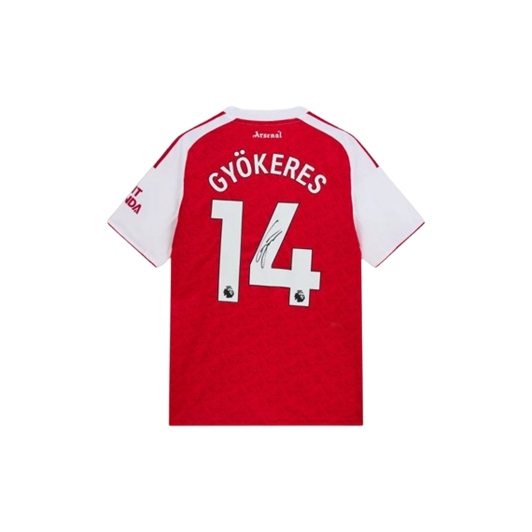 Arsenal 25/26 Gyokers Home Signed Jersey