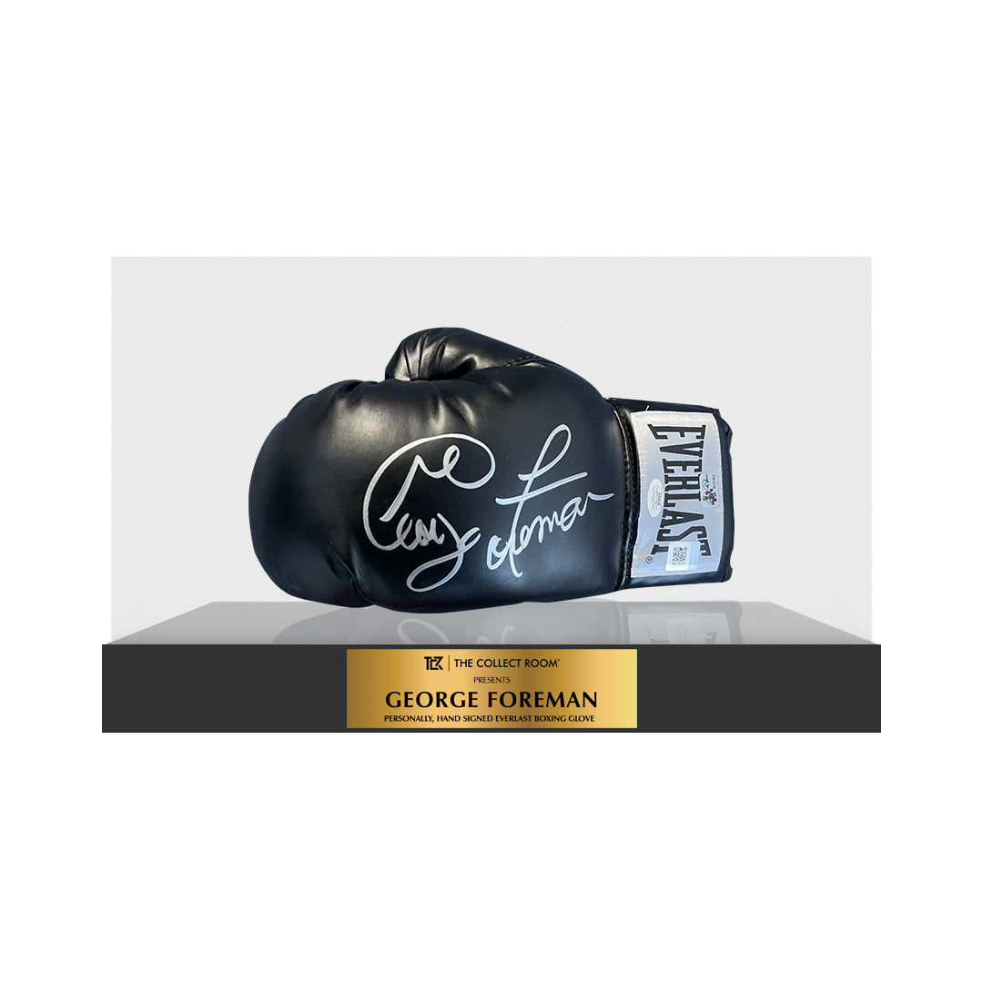 George Foreman Signed Black Glove 
