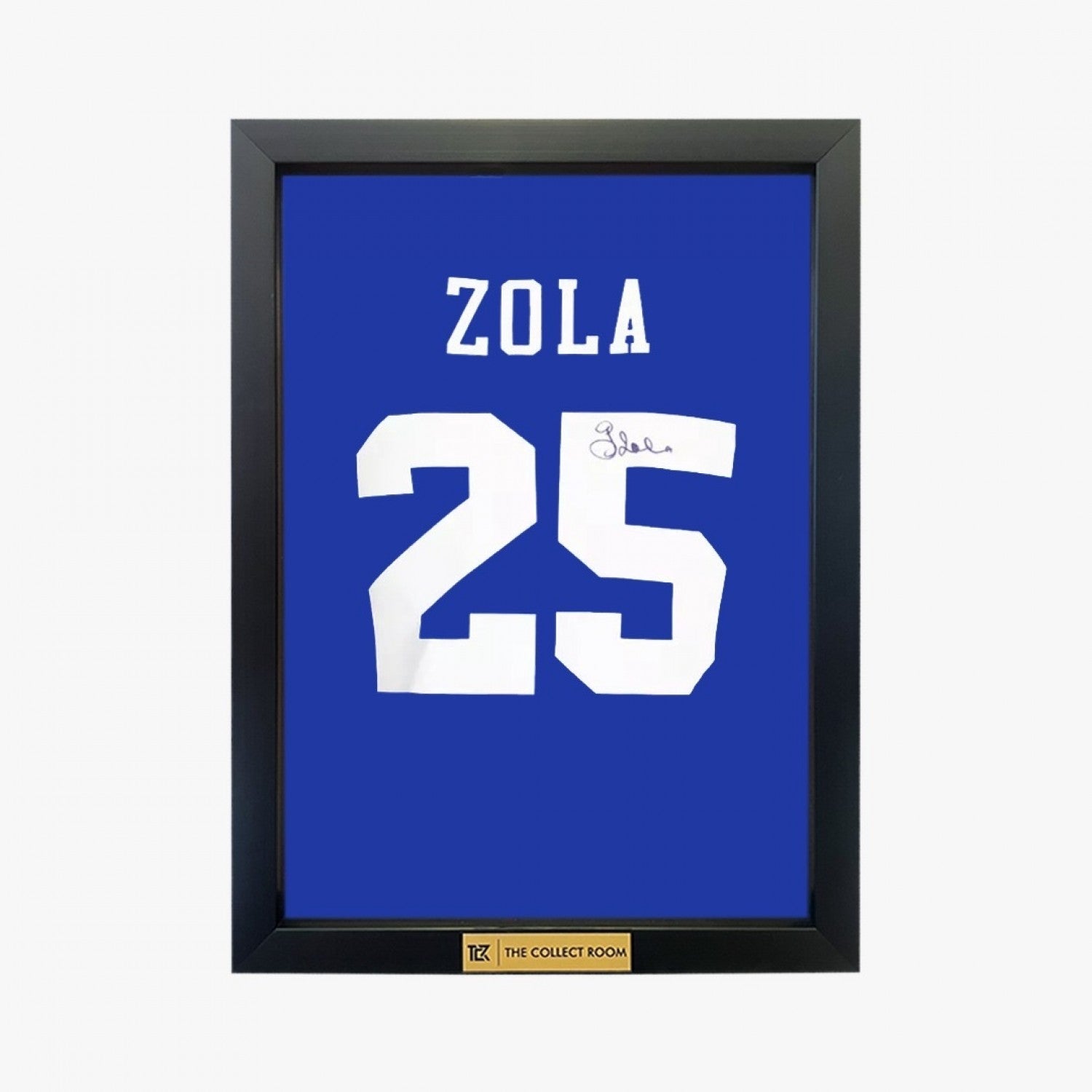 Gianfranco Zola Signed Chelsea Shirt