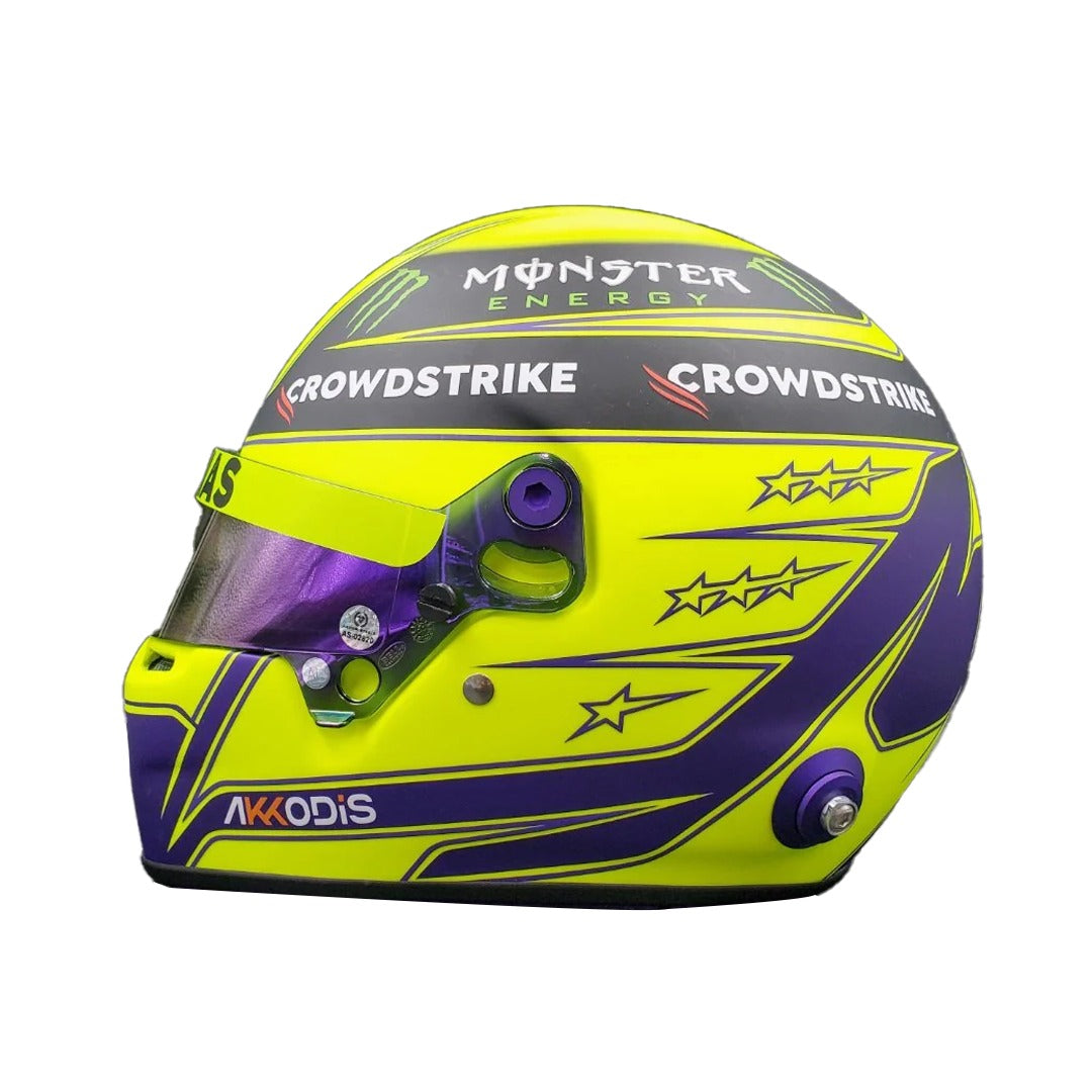 Lewis Hamilton Signed Race Worn Helmet
