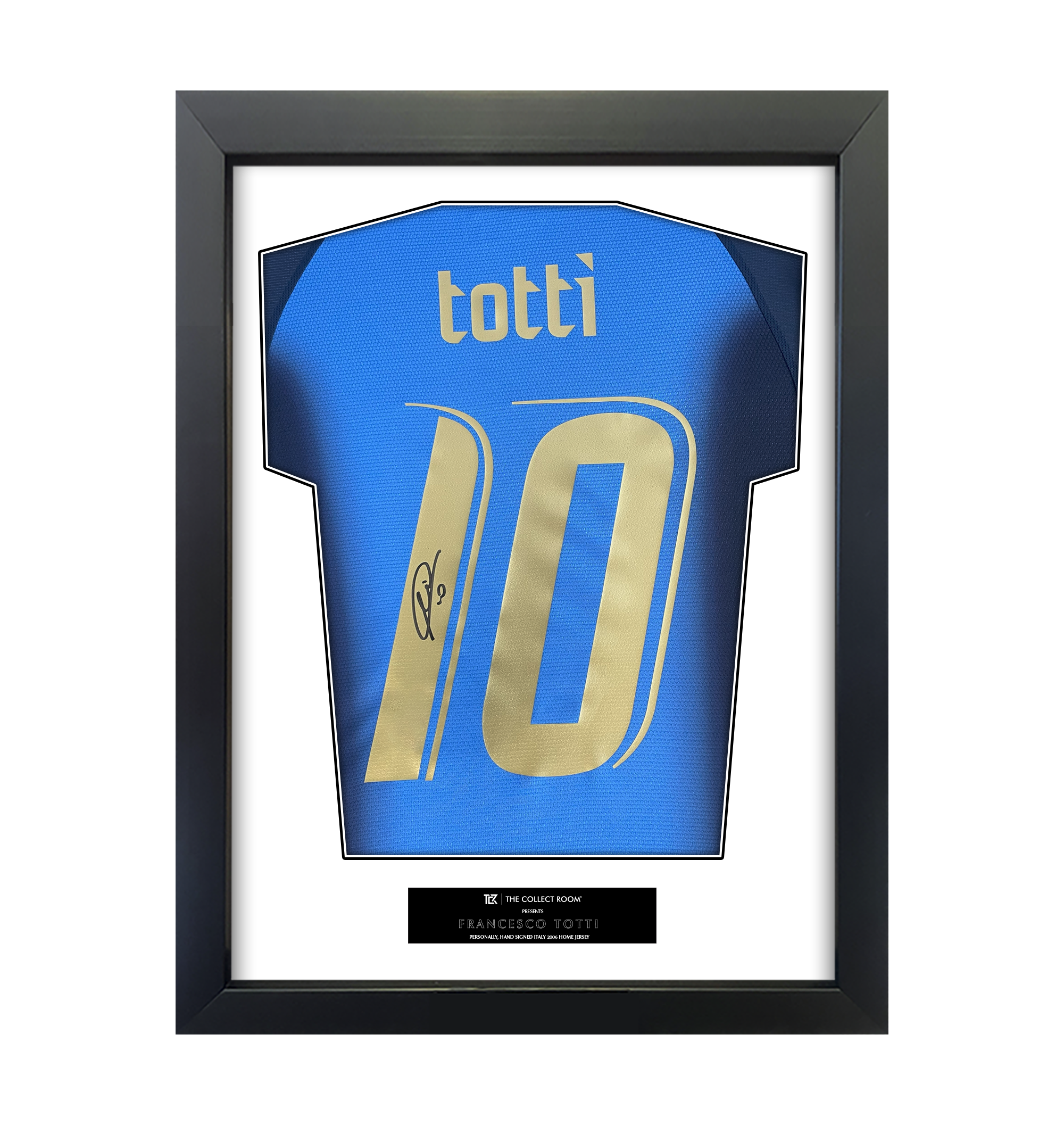 Francesco Totti Signed Italy 2006 Signed Home Jersey