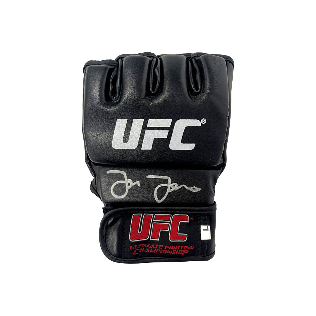 Jon Jones Signed & Framed Glove