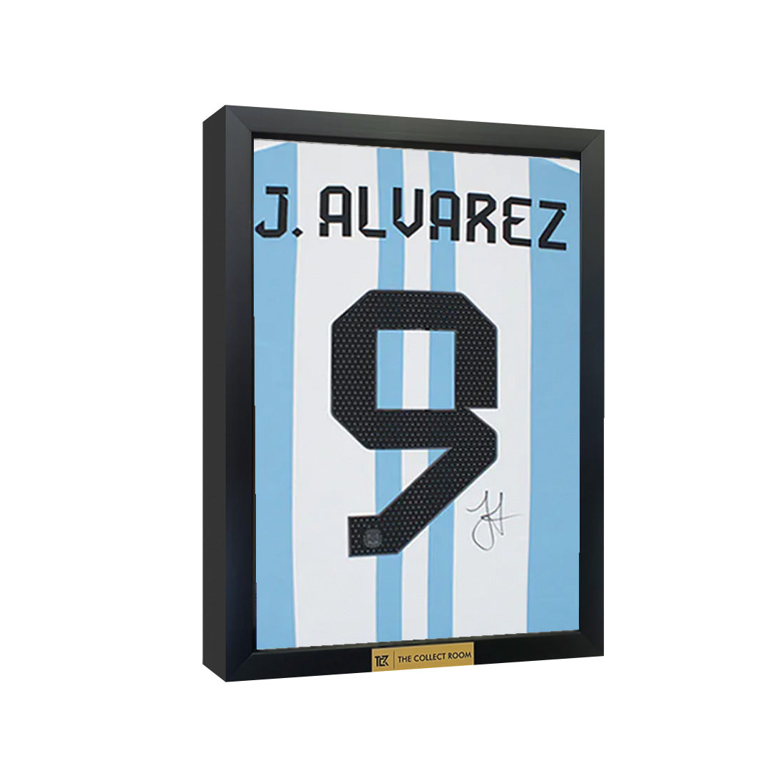 Julian Alvarez Signed Argentina 2022 Jersey
