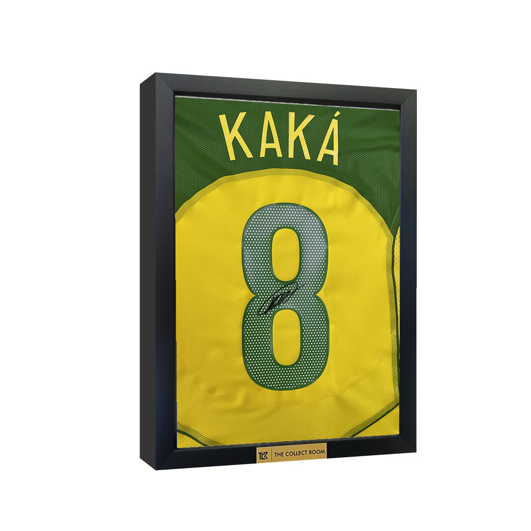 Kaka Personally Hand Signed Brazil 2004-06 Home Jersey