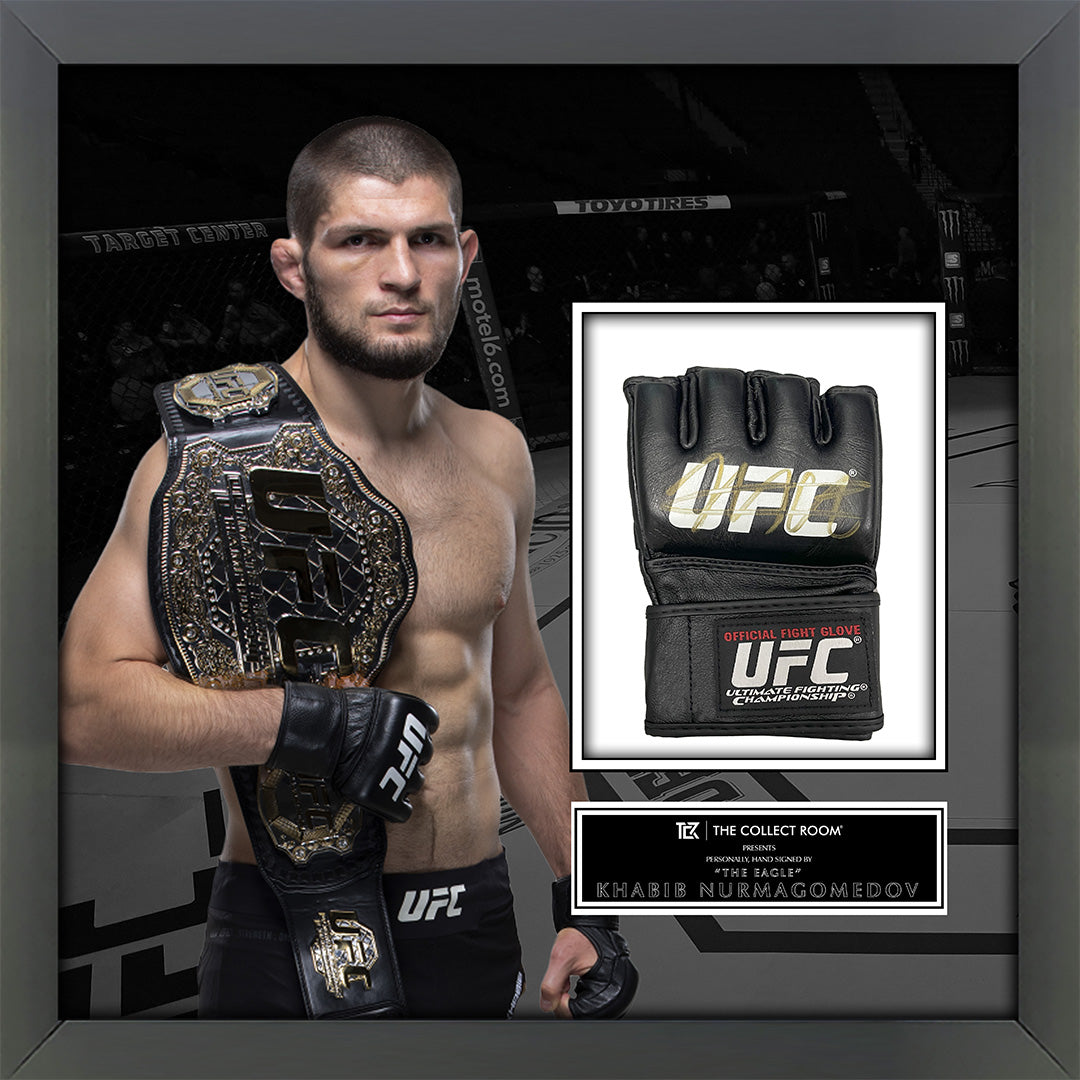 Khabib Nurmagomedov Signed Gloves