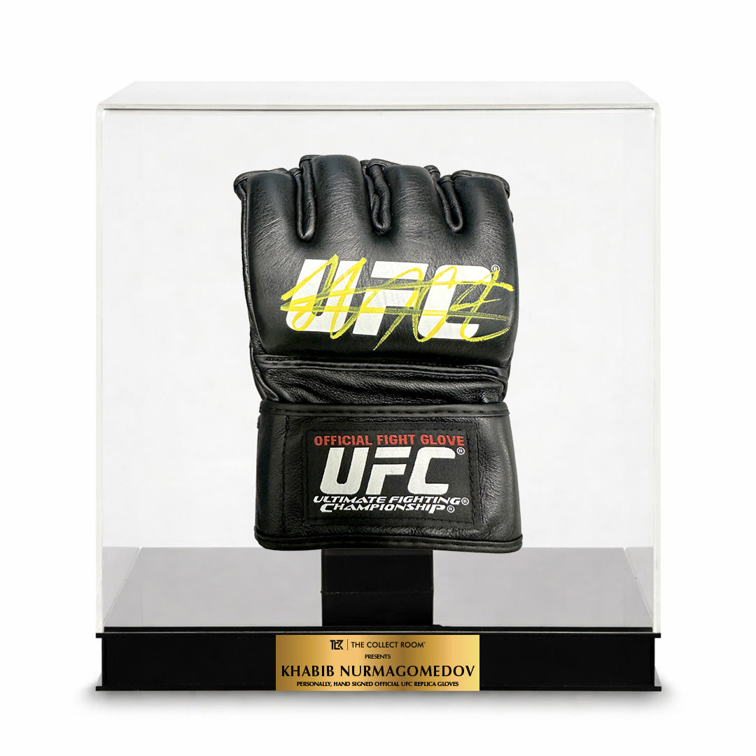 Khabib Nurmagomedov Signed Gloves - Acrylic Box